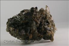 緑レン石 (Epidote) / 石英 (Quartz) Cabinet