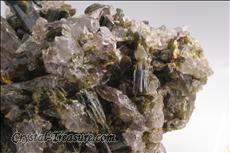 緑レン石 (Epidote) / 石英 (Quartz) Cabinet