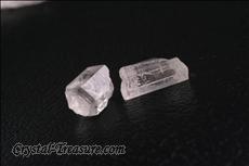 17 Transparent Phenakite Crystals