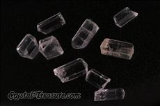 9 Fine Terminated Phenakite Crystals