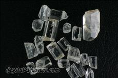 20 Transparent Phenakite Crystals