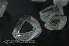 17 Transparent Phenakite Crystals