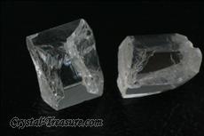 17 Transparent Phenakite Crystals