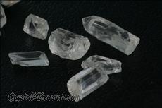 20 Transparent Phenakite Crystals