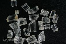 23 Transparent Phenakite Crystals