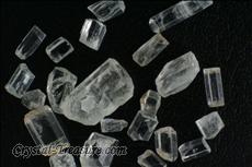 22 Transparent Phenakite Crystals