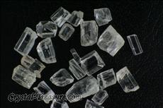 22 Transparent Phenakite Crystals