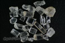 23 Transparent Phenakite Crystals