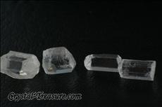 19 Transparent Phenakite Crystals