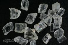 19 Transparent Phenakite Crystals