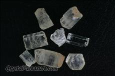 8 Transparent Phenakite Crystals