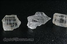 10 Transparent Phenakite Crystals