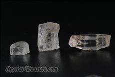 3 Fine Phenakite Crystals