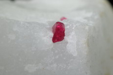 Spinel Crystal  in Marble Mogok