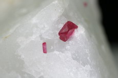 Spinel Crystal  in Marble Mogok