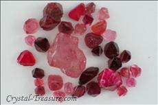 Fine pink- red Spinel Lot