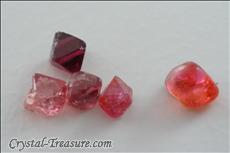 Fine pink- red Spinel Lot