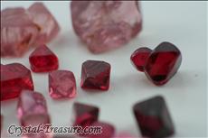 Fine pink- red Spinel Lot