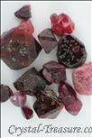 Various shaped & Twinned Spinel crystals