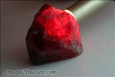 Twinned Red Spinel