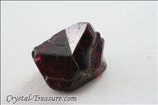 Exceptional Twinned Deep Red Spinel