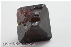 Dark Red Spinel Octahedron