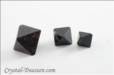 Very Dark Red & Fine Terminated Spinel Octahedrons