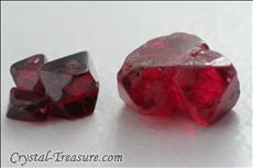 Various shaped & Twinned Spinel crystals