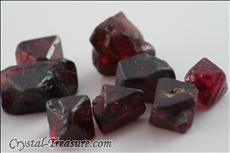 Various shaped & Twinned Spinel crystals