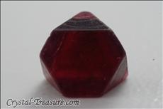 Various shaped red Spinel crystals