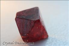 Various shaped red Spinel crystals