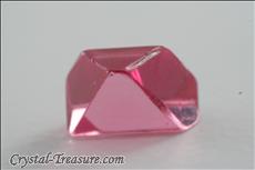 Top Gemmy Flat Pink Octahedron