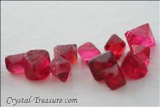 103 pcs  Pink / Red Terminated Spinel  Lot