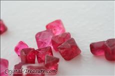 103 pcs  Pink / Red Terminated Spinel  Lot