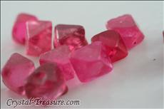 103 pcs  Pink / Red Terminated Spinel  Lot