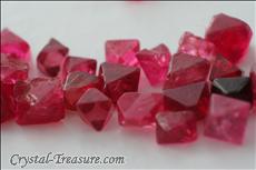 103 pcs  Pink / Red Terminated Spinel  Lot