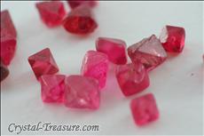 103 pcs  Pink / Red Terminated Spinel  Lot