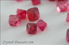 73 pcs  Pink / Red Terminated Spinel Lot