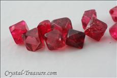 73 pcs  Pink / Red Terminated Spinel Lot