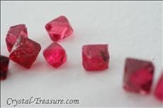 73 pcs  Pink / Red Terminated Spinel Lot