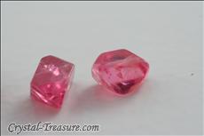 55 pcs  Pink / Red Terminated Spinel Lot