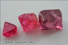 55 pcs  Pink / Red Terminated Spinel Lot