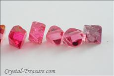 61 pcs  Pink / Red スピネル (Spinel) Octahedron