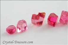 61 pcs  Pink / Red スピネル (Spinel) Octahedron