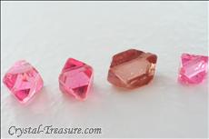 34 pcs Fine Pink / Red Terminated Spinel Lot