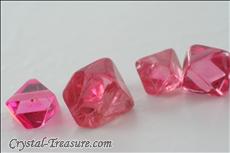 34 pcs Fine Pink / Red Terminated Spinel Lot