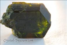 2 Fine Terminated 緑レン石 (Epidote) 結晶 結晶 (Crystals)