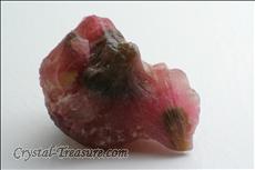 2 Twinned & 1 normal Mushroom 電気石 (Tourmaline)