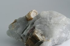 Phlogopite & Spinel on Calcite