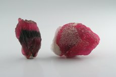 Two Mushroom Tourmaline Crystals